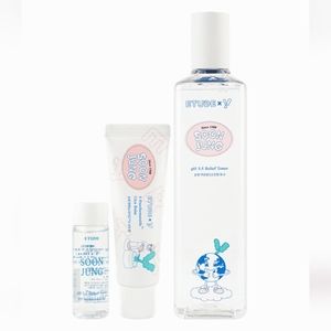 NIB Etude House Soon Jung Toner & Cica Balm Vegan Skincare Set